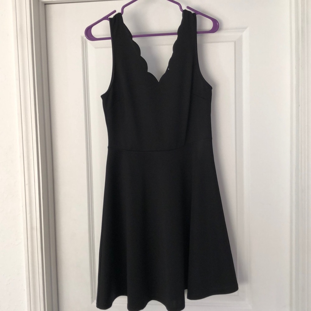 French Grey Poppie Textured Knit Dress